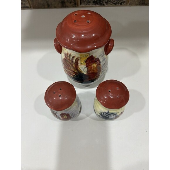 Susan Winget Salt, Pepper and Cheese Shaker In Mushroom Shape - Picture 3 of 7